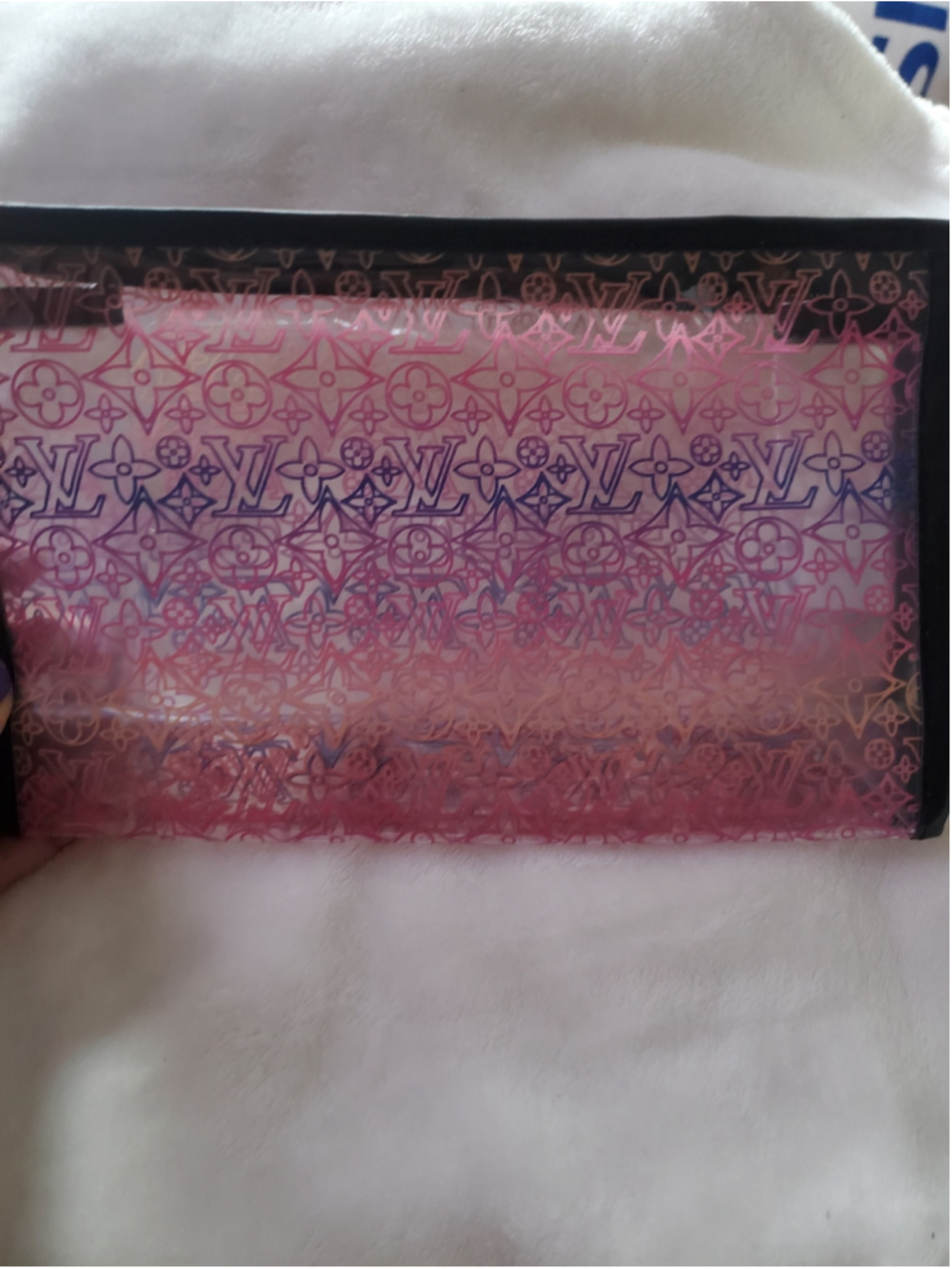 Women's Louis Vuitton Cosmetic Case One Size Pink Purple